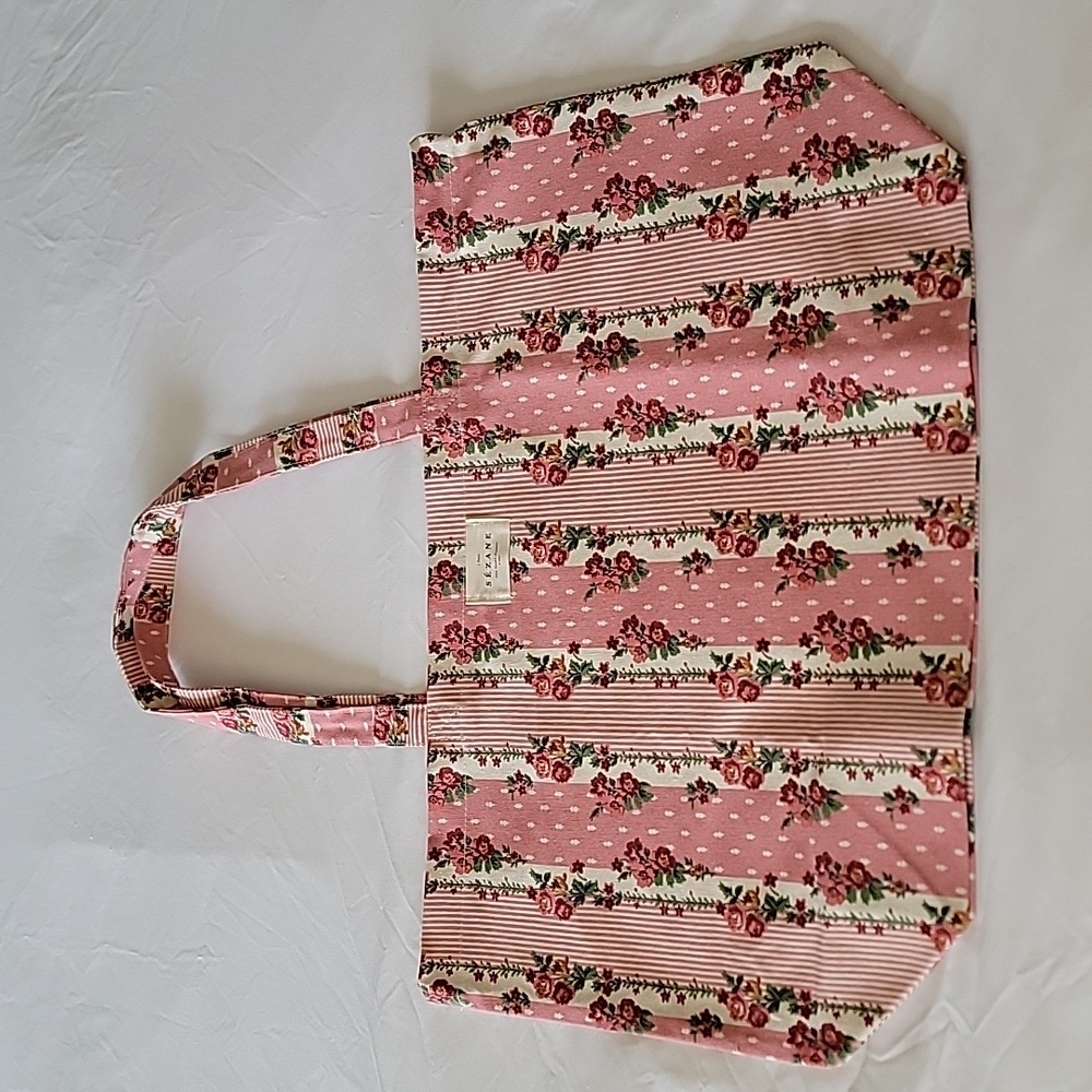 NWOT Sezane Pink Floral Tote Bag